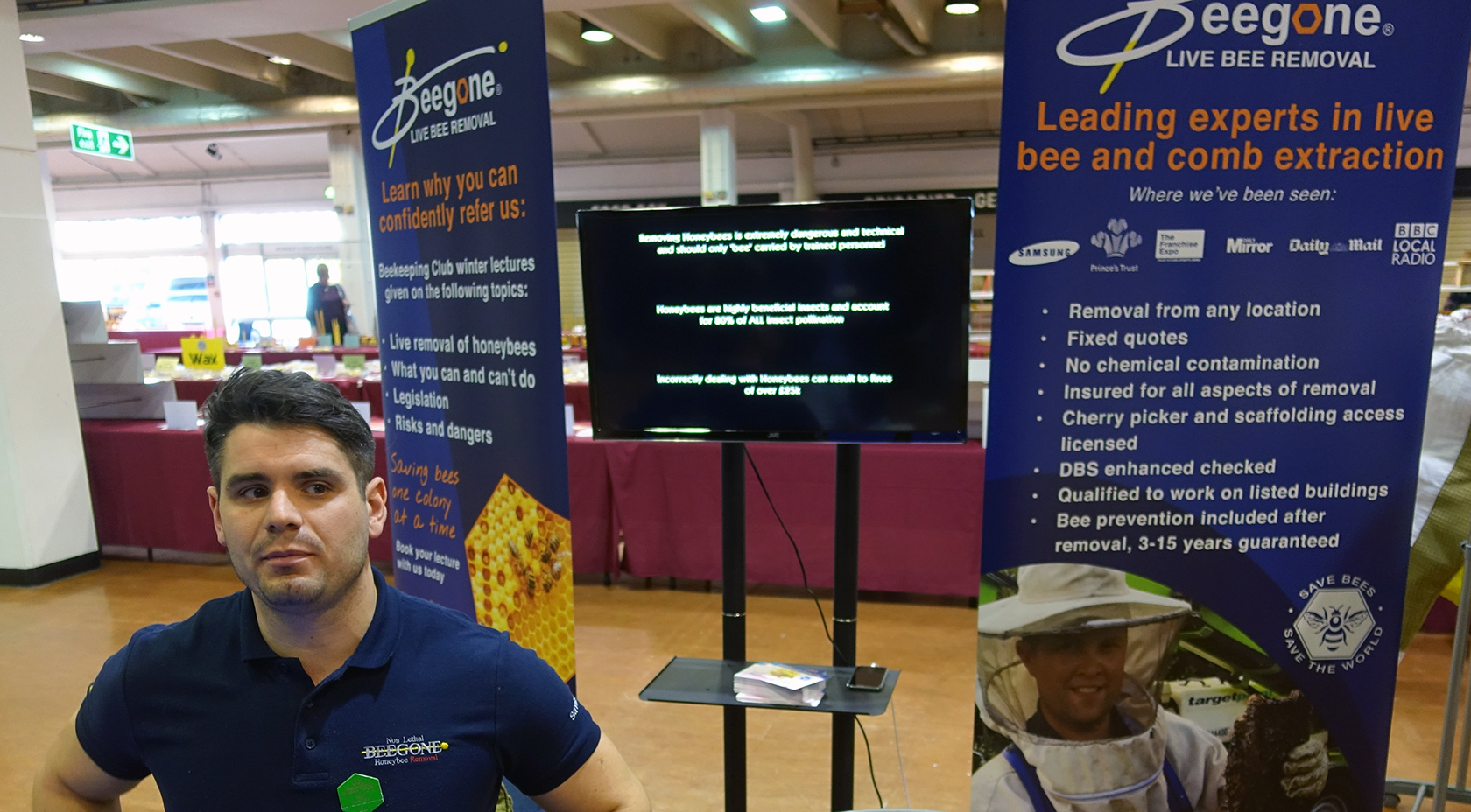 BeeGone at the 2018 National Honey Show