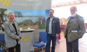 TTerry Clare on the right at the 2018 National Honey Show (BFA stand)