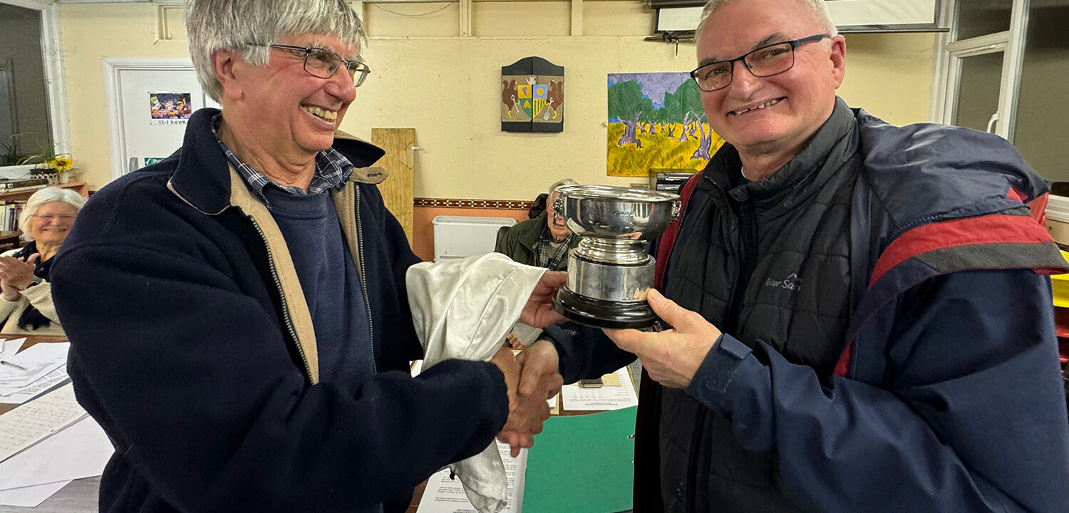 The Tom Winks Cup, for contribution to the Branch during the past year was presented to Mick Coen