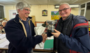 The Tom Winks Cup, for contribution to the Branch during the past year was presented to Mick Coen